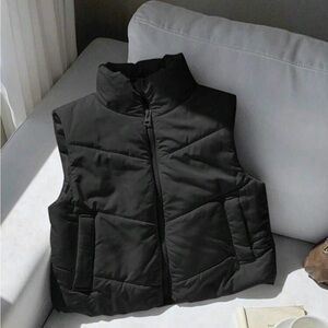 Black Puffer Vest